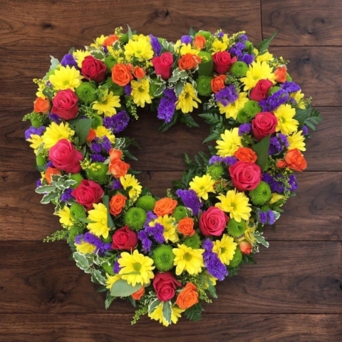 Vibrant open heart Tribute